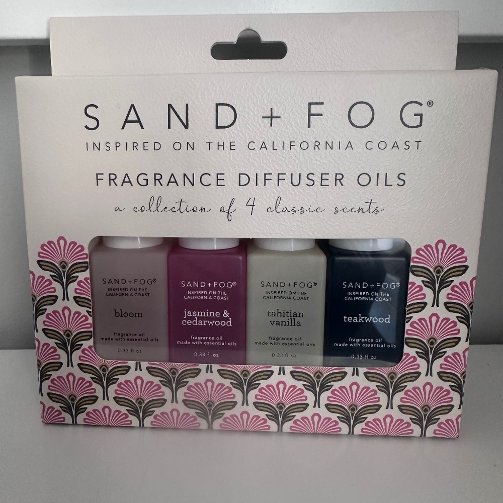 Sand + Fog Fragrance Diffuser Oils Gift Set -  New and Sealed in Box